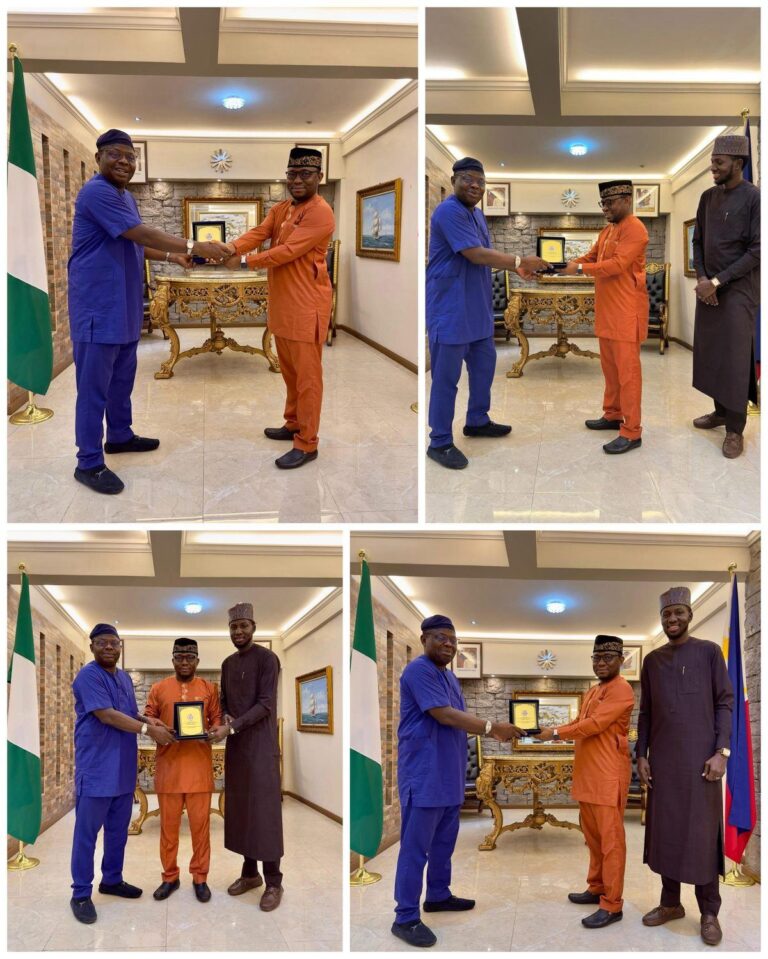 The Chargé d’Affaires, Mr. Adeshina Edward Oloje, and First Secretary Mr. Abdullahi Daya Saidu on official engagement on…