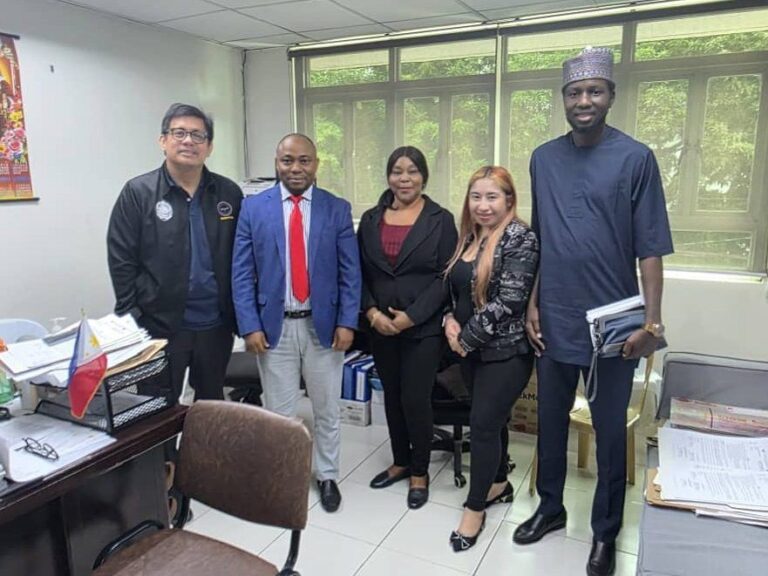 The Chargé d’Affaires met Mr. Anthony Cabrera of the Bureau of Immigration Student Desk to discuss visa renewal and issu…
