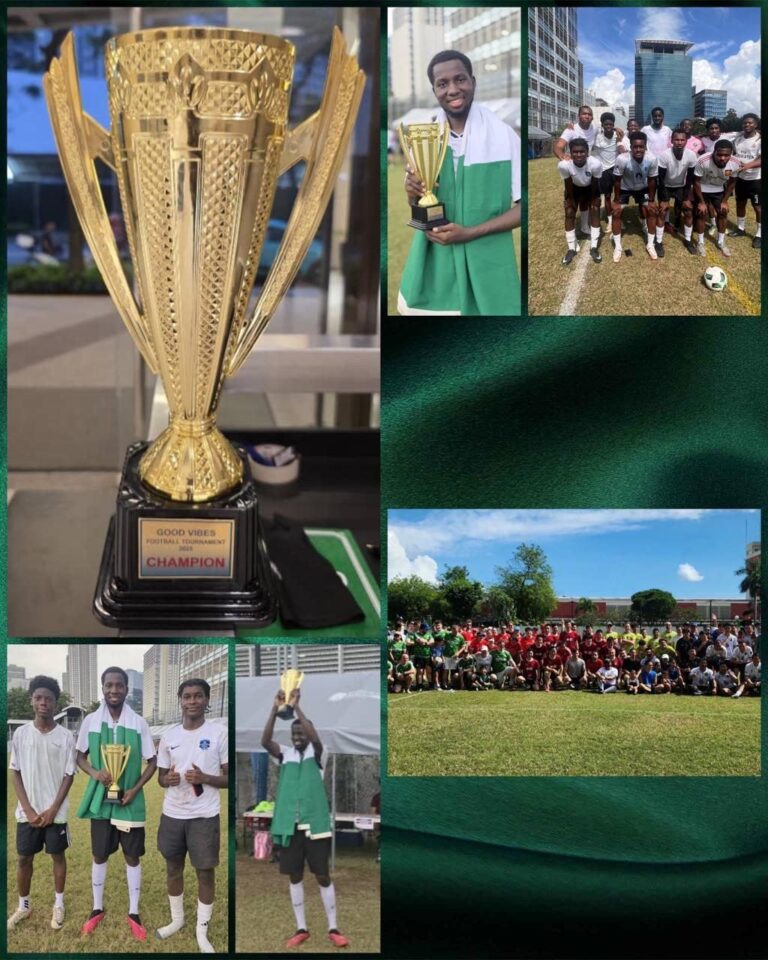 Team Nigeria won the 2025 Diplomatic Football Tournament at the British School Manila, which brought together teams from…
