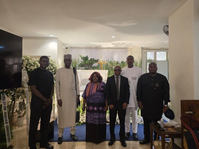 The Chargé d’Affaires, Ambassador Regina K. Aondona, led an Embassy delegation on a condolence visit to Ateneo de Manila…